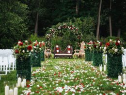 ślub w ogrodzie